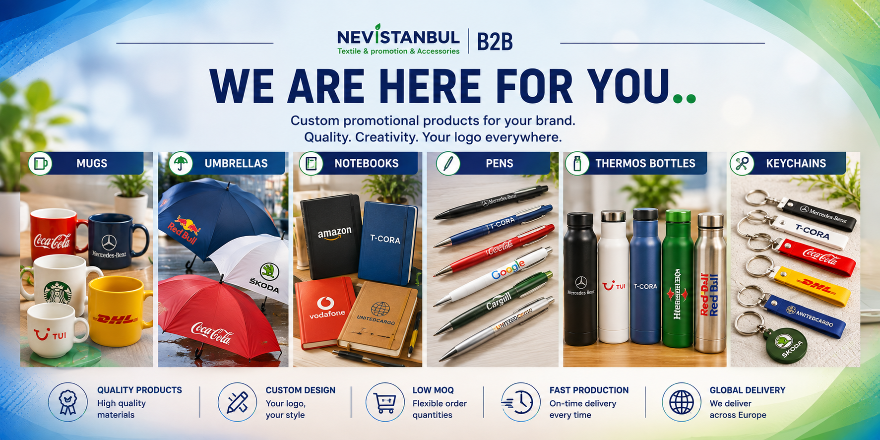 WE ARE HERE FOR YOU