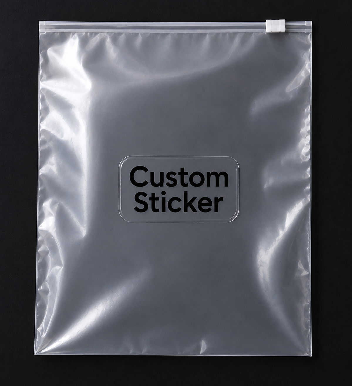 Ziplock Bag & Custom Sticker Set