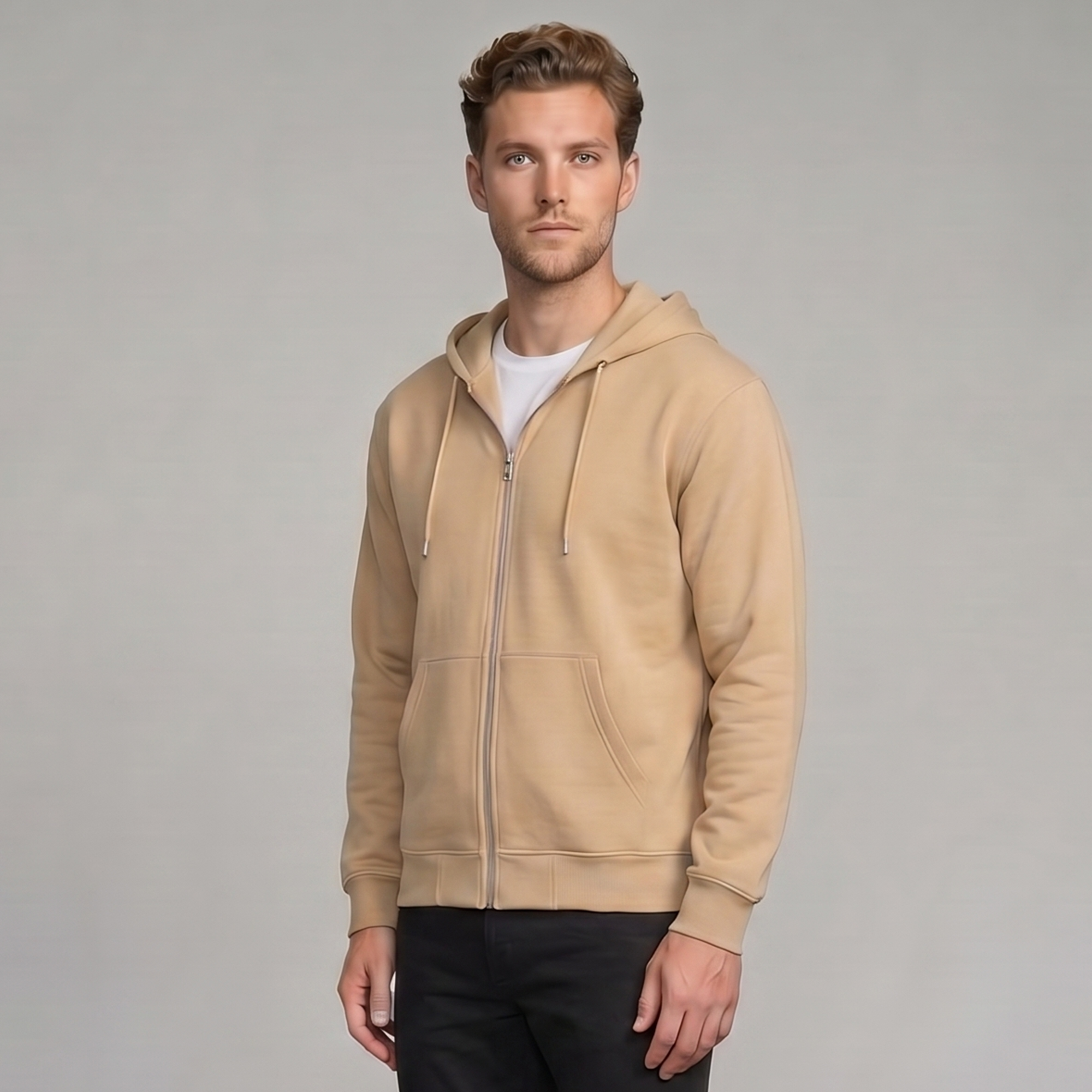 Full-zip hoodie