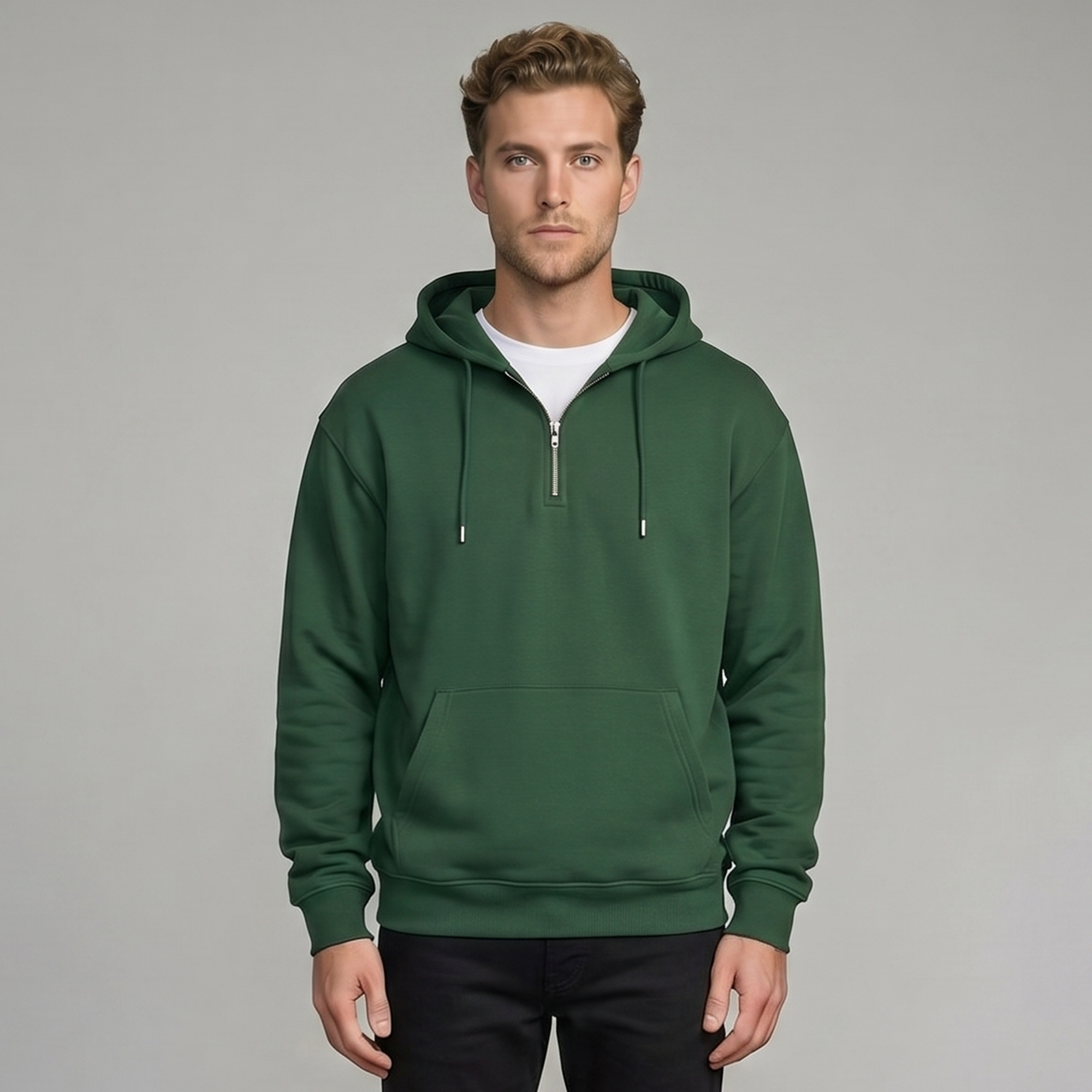 Half-zip hoodie