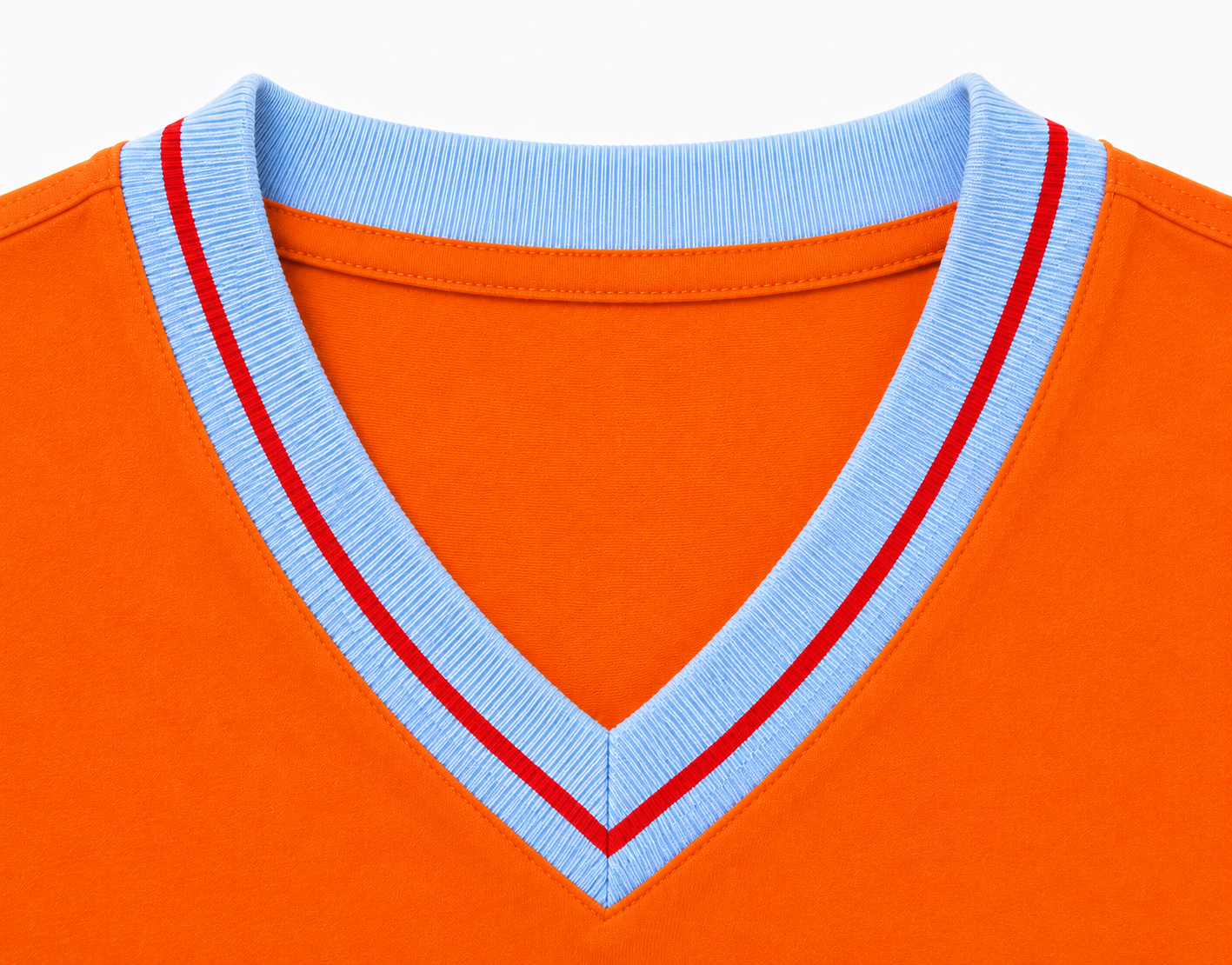 Ribbed collar (single stripe)