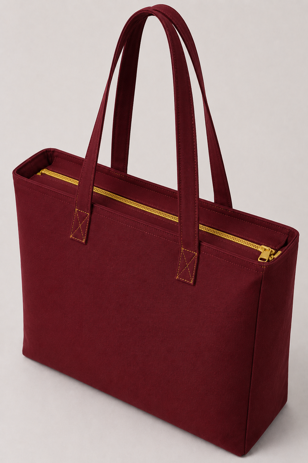 Zipped top closure